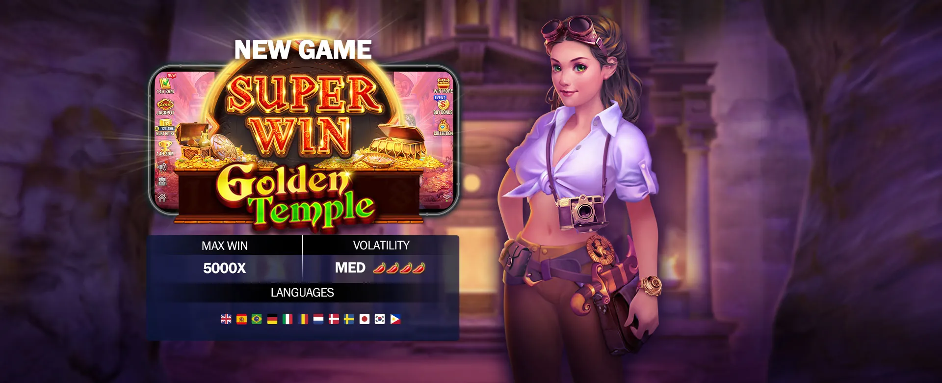 Nustar Online Casino Login Page Hero Image